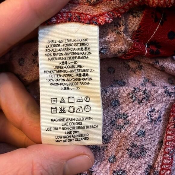 Free People - Women's Wonderland Printed Mini Dress size XS - Picture 10 of 10